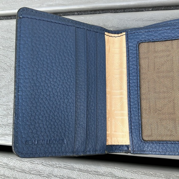 Lodis Women’s Leather Tři-fold Wallet Blue - Picture 8 of 10